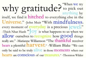 GRATITUDE why gratitude