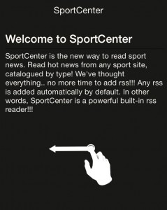 iphone sports center